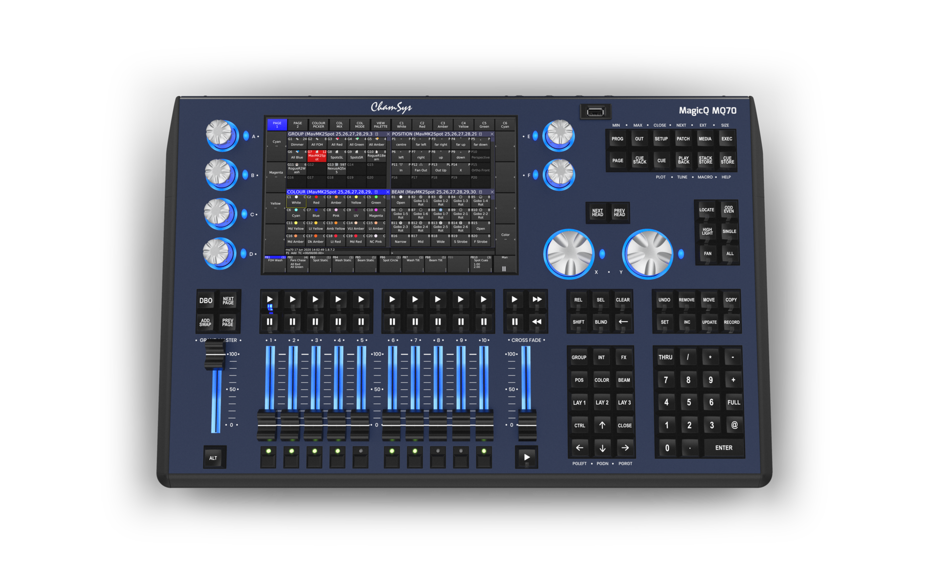 Chamsys MagicQ MQ70 Console Lumière 24 Univers Tactile