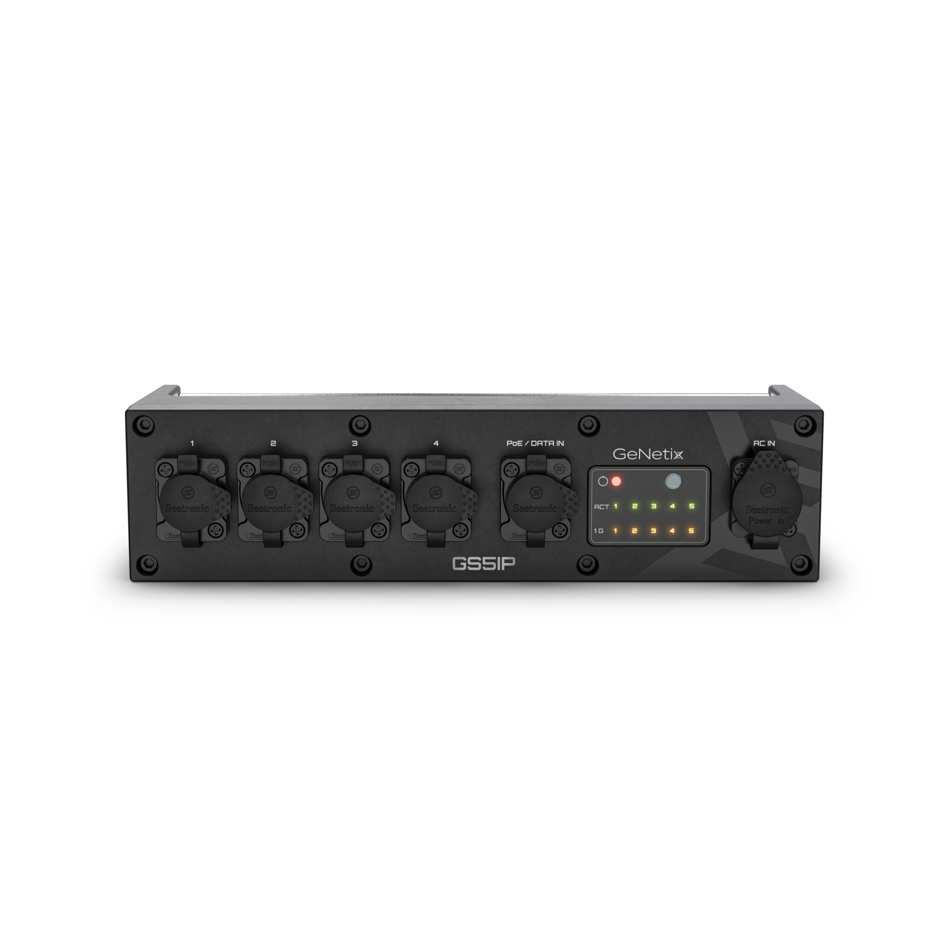 Chamsys GeNetix GS5IP switch réseau 5 ports IP65 PoE