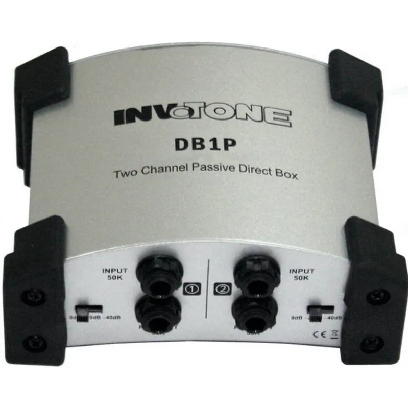 Invotone DI-Boxes DB1P boîtier DI passif stéréo XLR