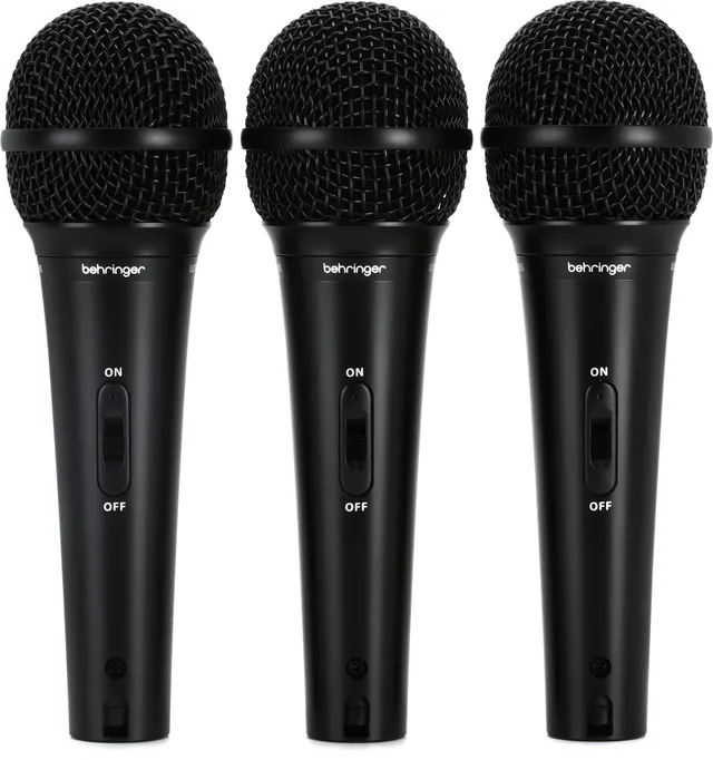 Behringer Ultravoice XM1800S micro chant lot de 3 noir