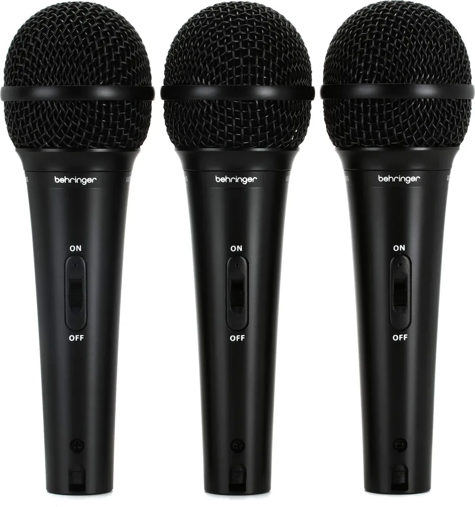 Behringer Ultravoice XM1800S micro chant lot de 3 noir