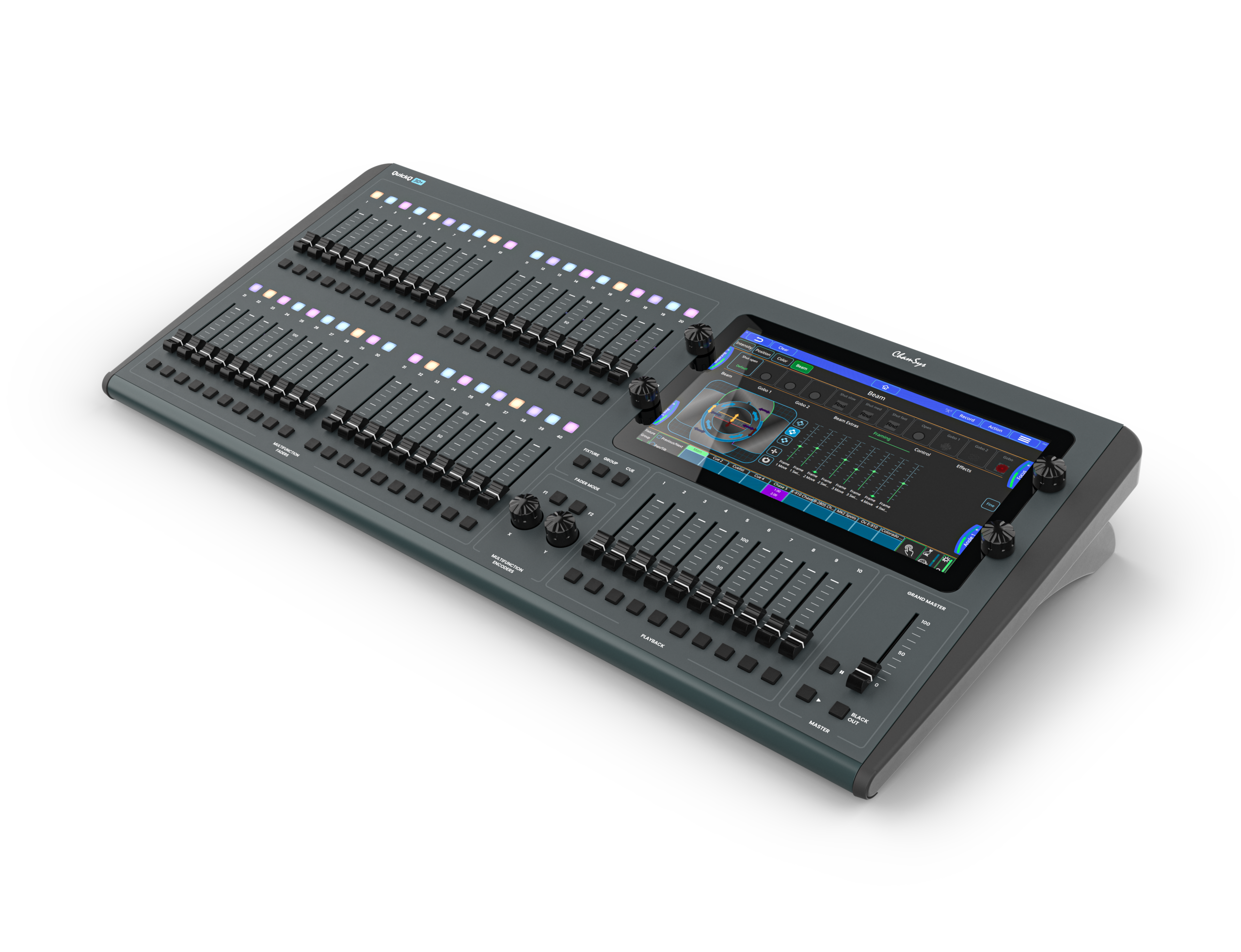 ChamSys QuickQ 30+ console éclairage 4 univers DMX
