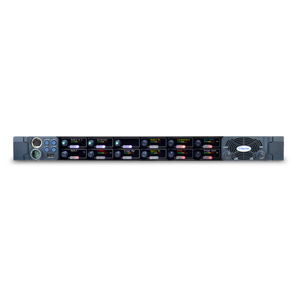 Clear-Com V12RD panel intercom 12 clés Rotary
