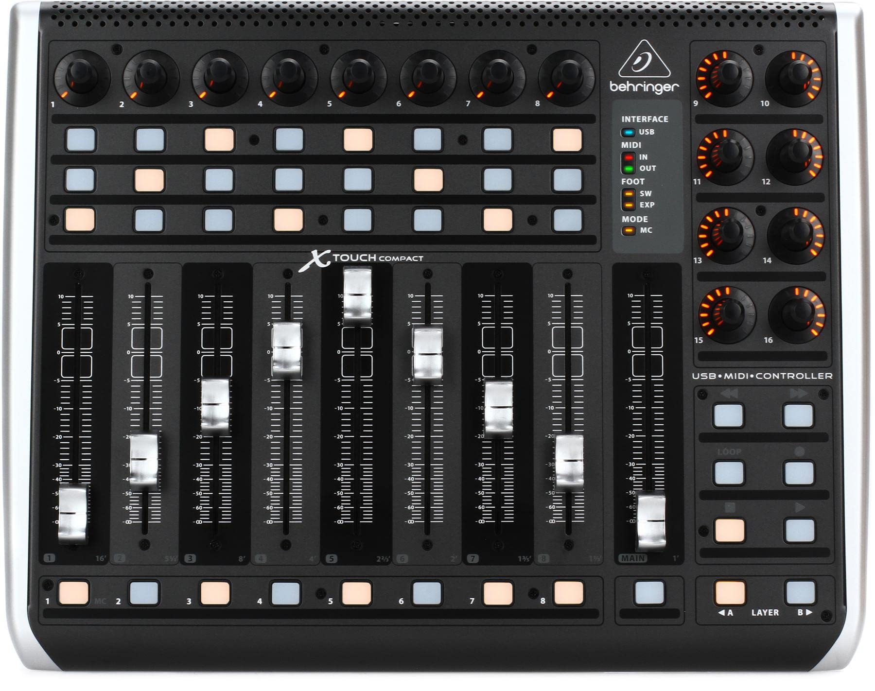 Behringer X-Touch contrôleur DAW 9 faders motorisés