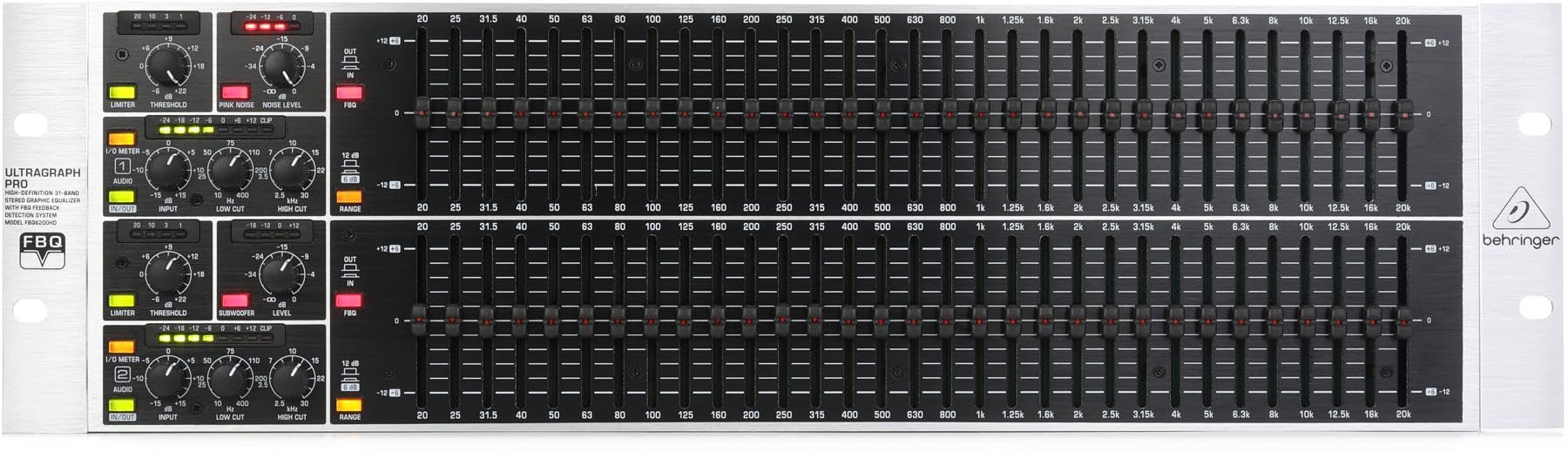 Behringer EQ-700 égaliseur guitare 7 bandes 100 Hz-6,4 kHz