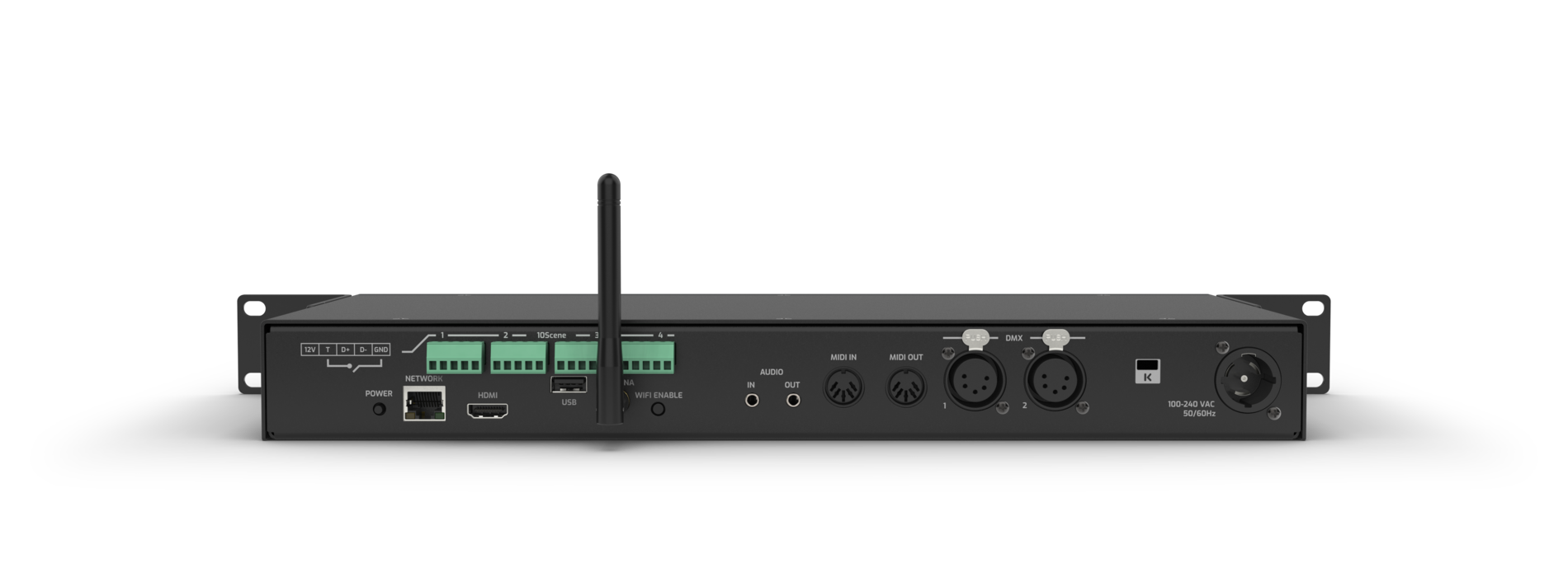 ChamSys QuickQ Rack console lumière 4 univers rackable