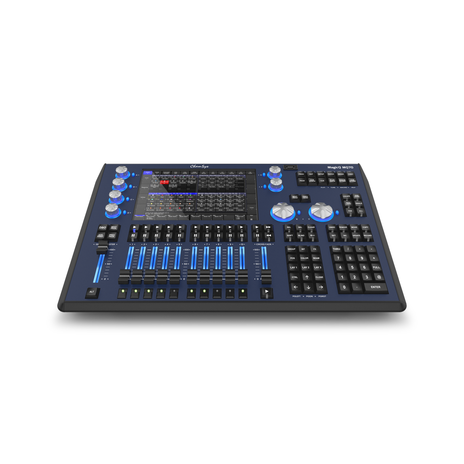 Chamsys MagicQ MQ70 Console Lumière 24 Univers Tactile