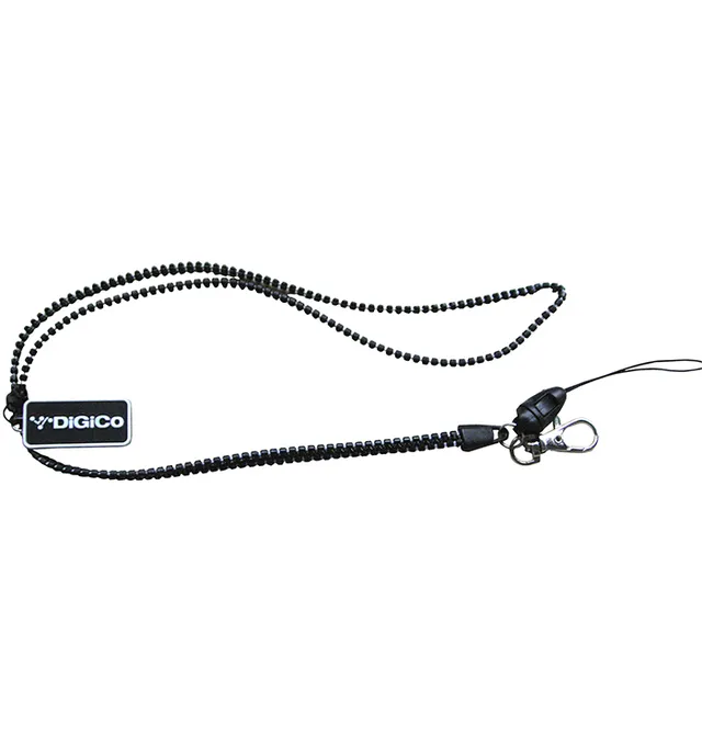 DiGiCo SD-Range Lanyard tour de cou noir badge zip