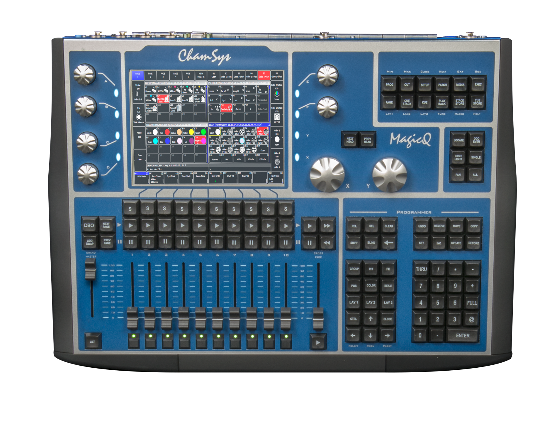 ChamSys MagicQ MQ40N console DMX 4 univers silencieuse