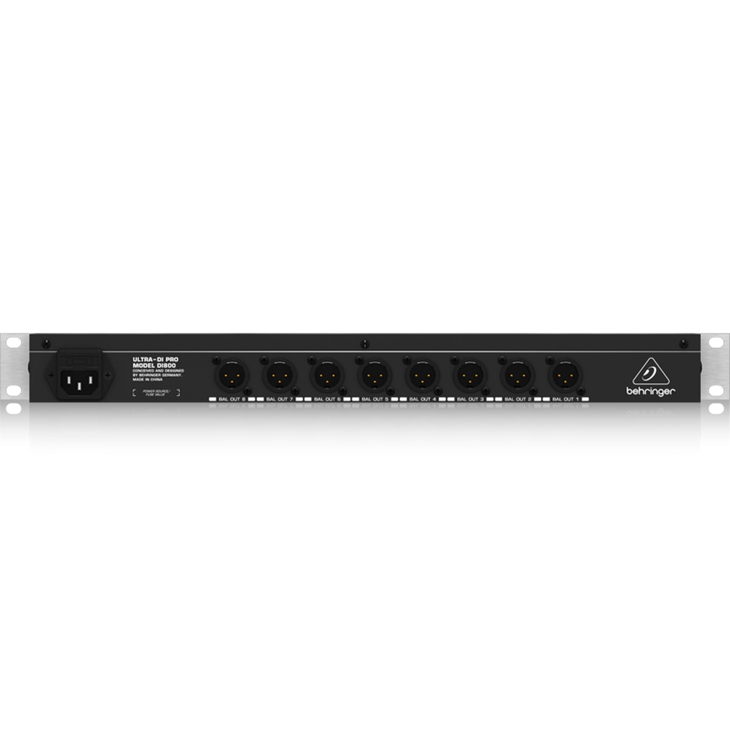 Behringer DI800 Ultra-DI Pro boite DI 8 canaux rack