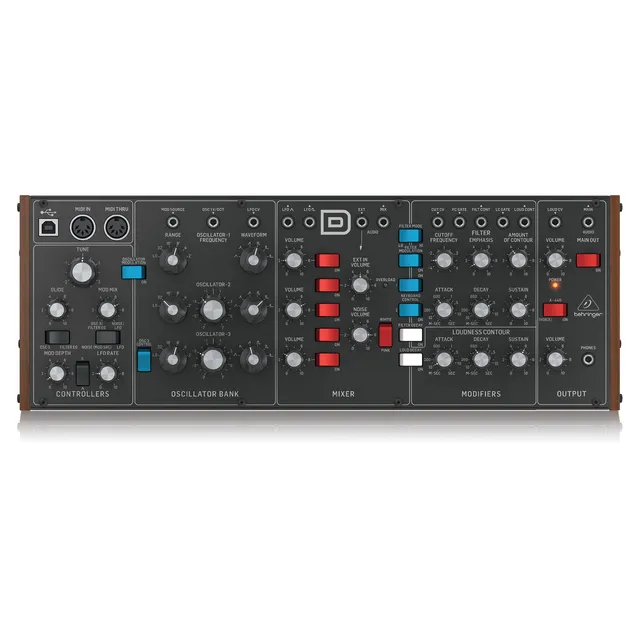 Behringer Model D synthétiseur analogique 3 VCO Eurorack
