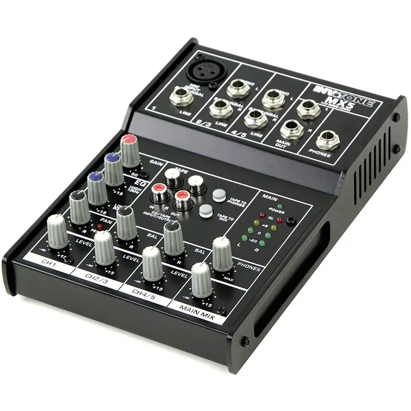 Invotone MX5 console mixage 5 canaux XLR