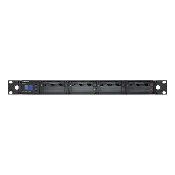 Shure SBRC chargeur rackable 4 slots HF