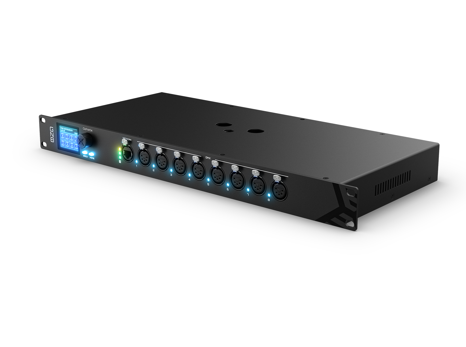 Chamsys GeNetix GN8 node DMX Art-Net sACN 8 ports