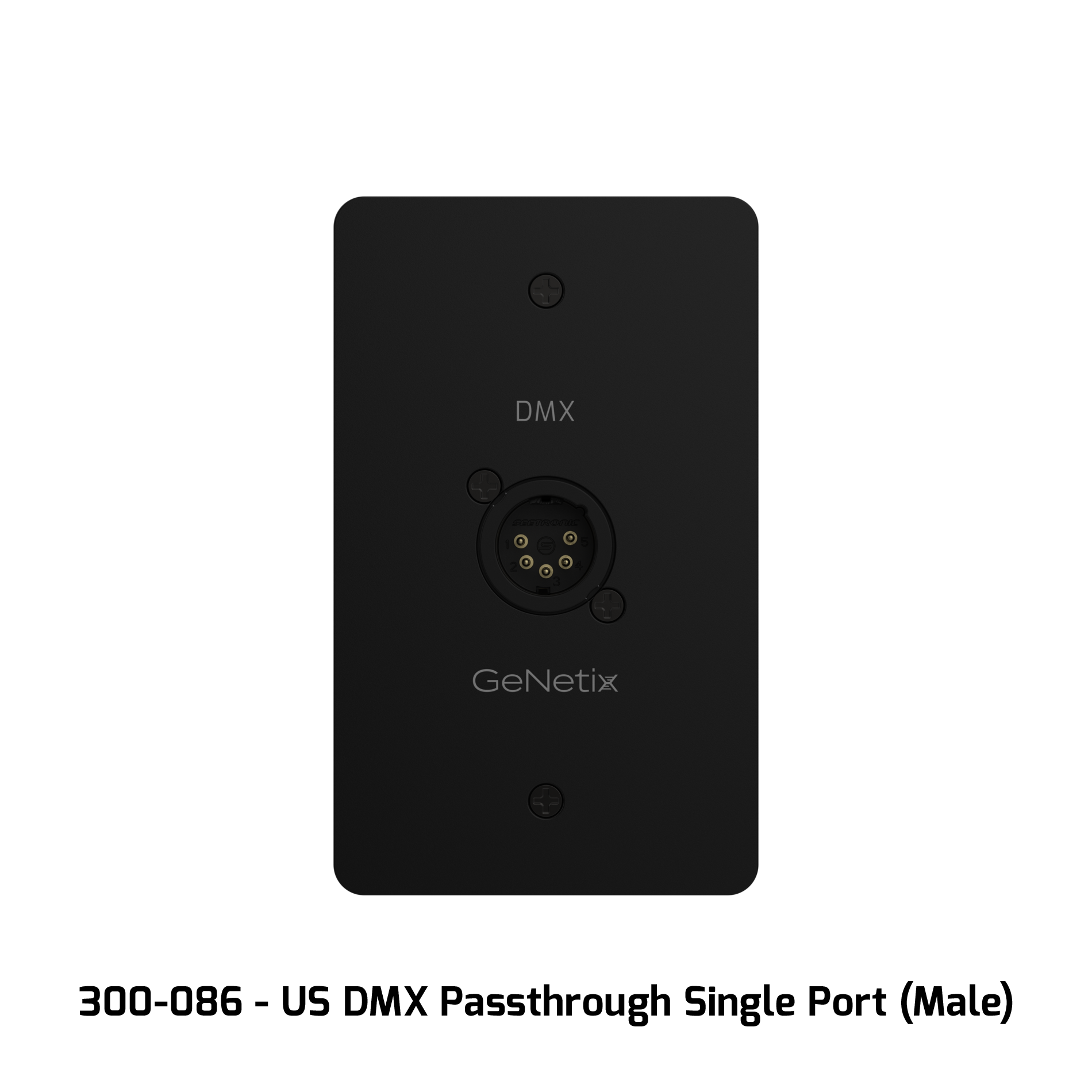 ChamSys GeNetix Plaque Murale DMX Passthrough 5 Broches