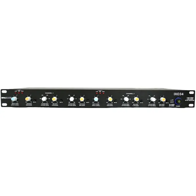 Invotone IXO34 filtre actif crossover 3 voies stéréo