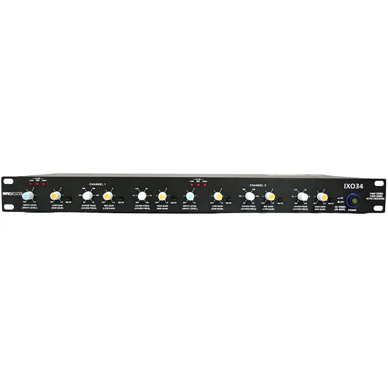 Invotone IXO34 filtre actif crossover 3 voies stéréo