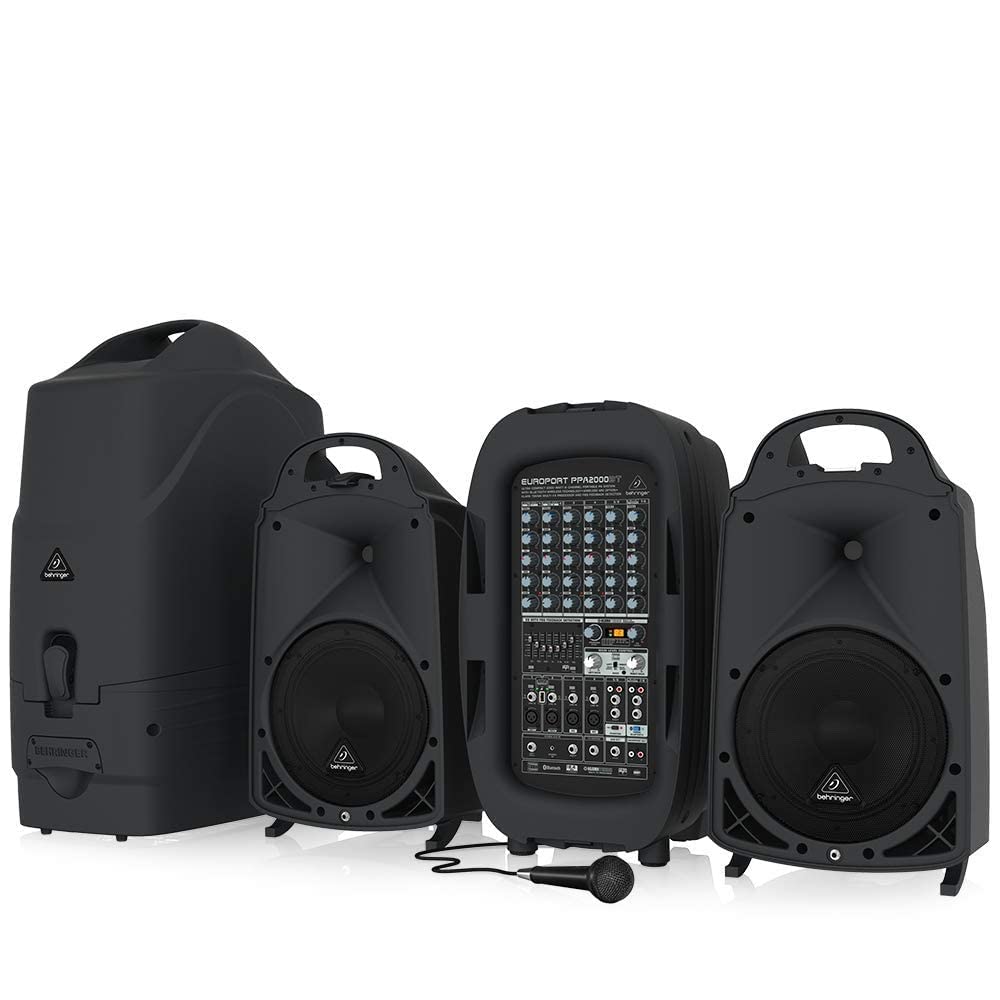 Behringer Europort PPA2000BT système sono portable Bluetooth 2000W