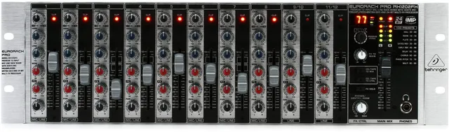 Behringer Eurorack Pro RX1202FX console de mixage 12 canaux