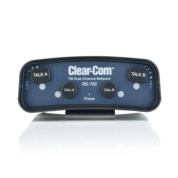 Clear-Com RS703 boîtier ceinture 2 canaux XLR3