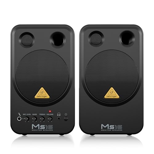 Behringer MS16 enceinte monitoring 8W paire home studio