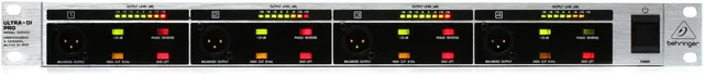 Behringer DI4000 Pro boîte DI active 4 canaux rack