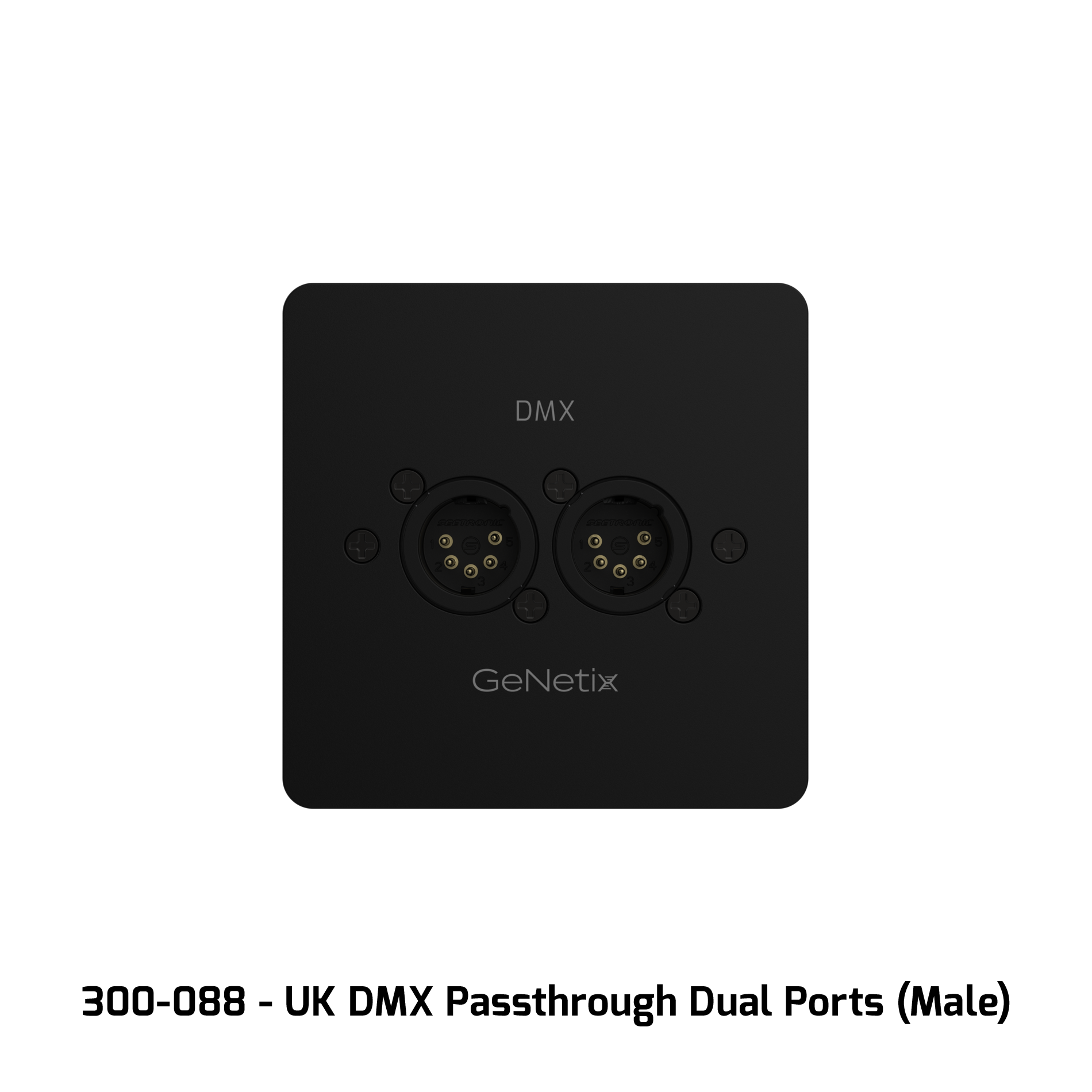 ChamSys GeNetix Plaque Murale DMX Passthrough 5 Broches