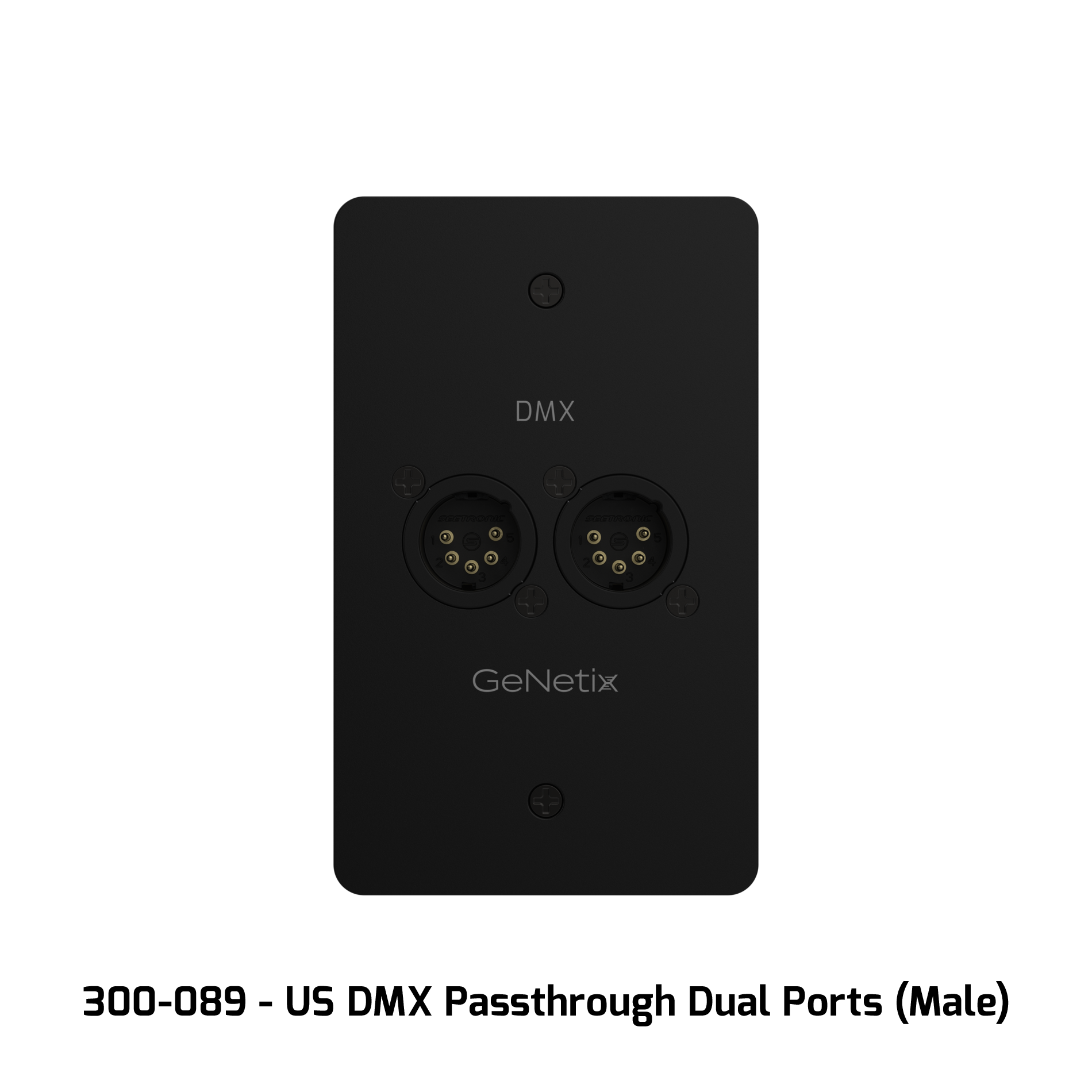 ChamSys GeNetix Plaque Murale DMX Passthrough 5 Broches