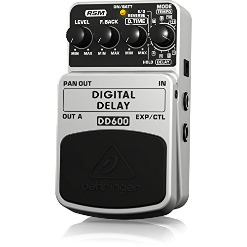 Behringer DD600 pédale delay guitare numérique stéréo 11 modes