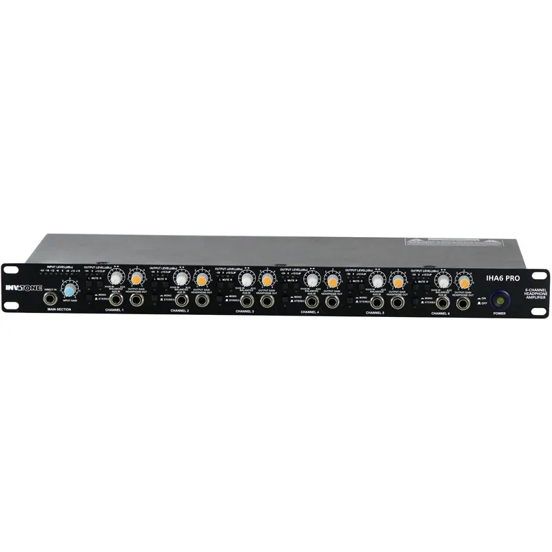 Invotone IHA6PRO ampli casque 6 canaux studio
