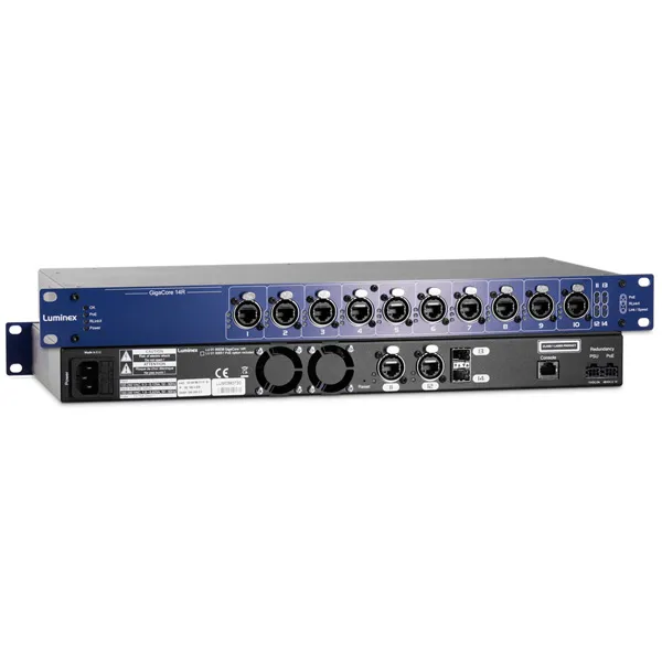 Fréquence RESEAU Luminex Gigacore14R switch 14 ports