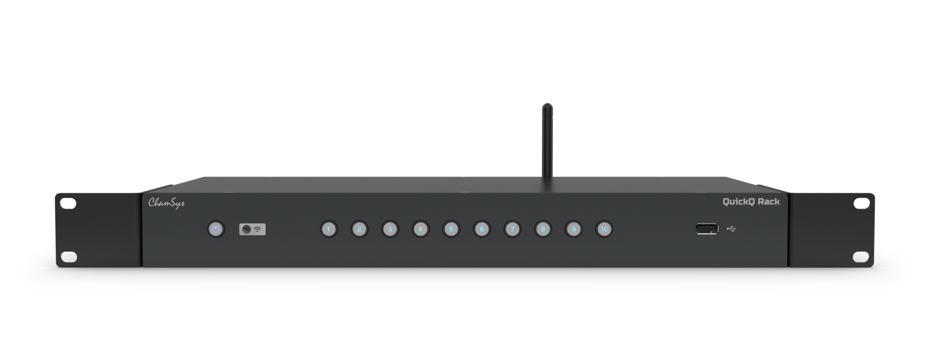ChamSys QuickQ Rack console lumière 4 univers rackable
