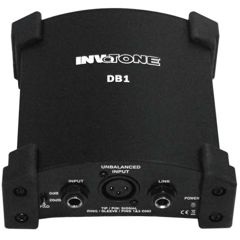 Invotone DI-Boxes DB1 boîtier DI actif mono jack XLR