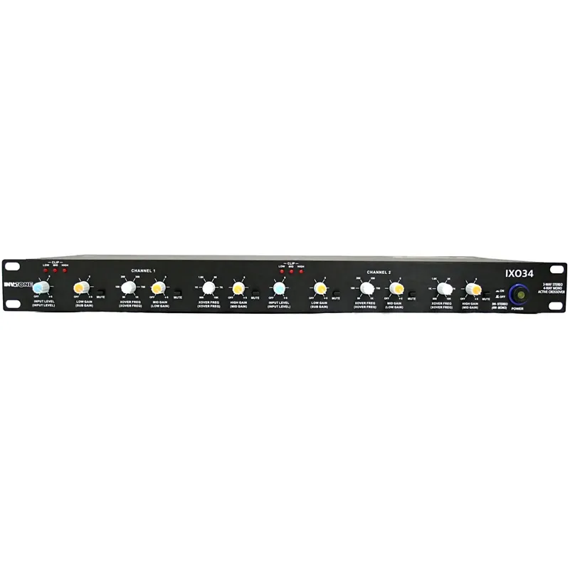 Invotone IXO34 filtre actif crossover 3 voies stéréo