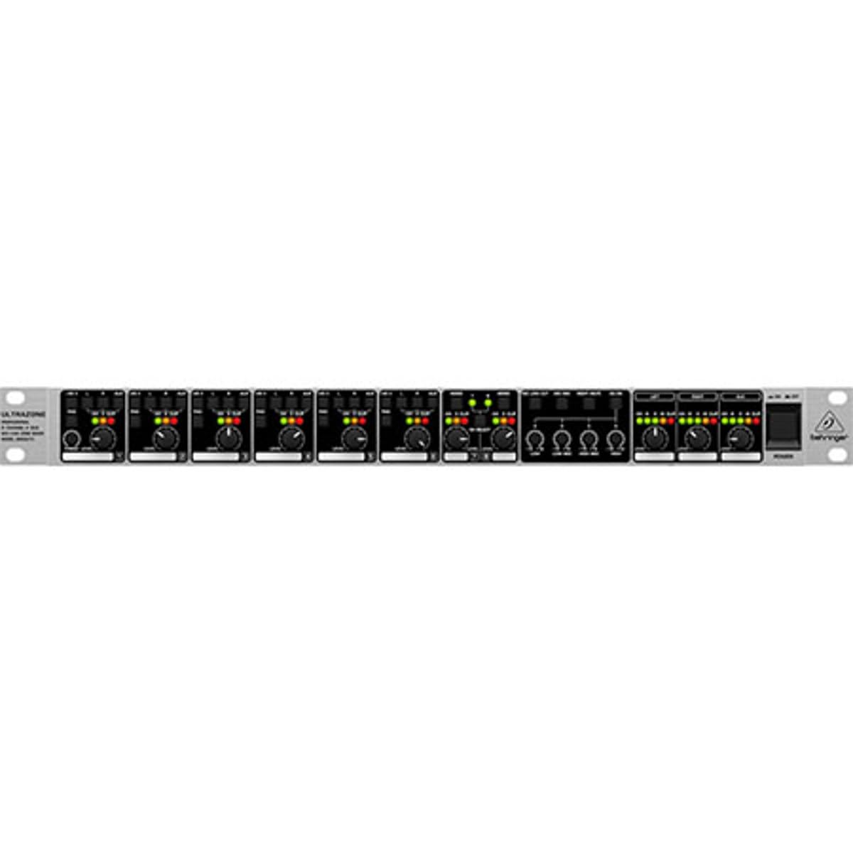 Behringer Ultrazone ZMX8210 console de mixage 8 canaux rack 1U