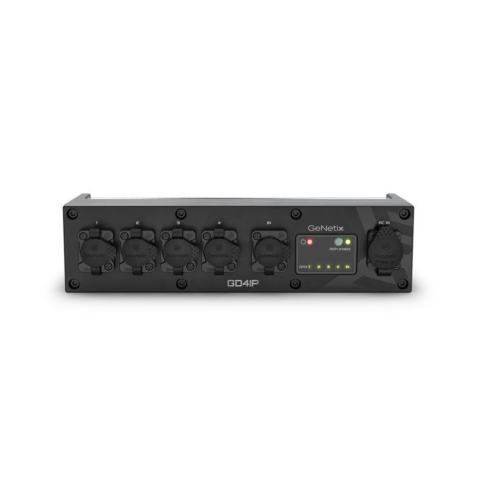 Chamsys GeNetix GD4IP Splitter DMX 4 Ports IP65
