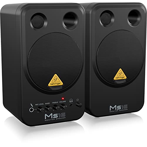 Behringer MS16 enceinte monitoring 8W paire home studio