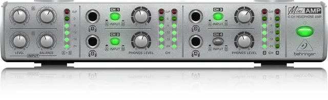 Behringer Miniamp AMP800 amplificateur casque 4 canaux studio