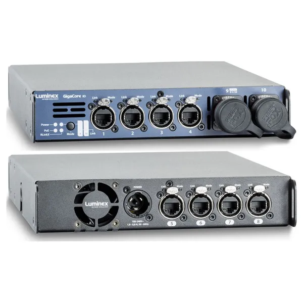 Luminex GigaCore 10 switch réseau 10 ports PoE+