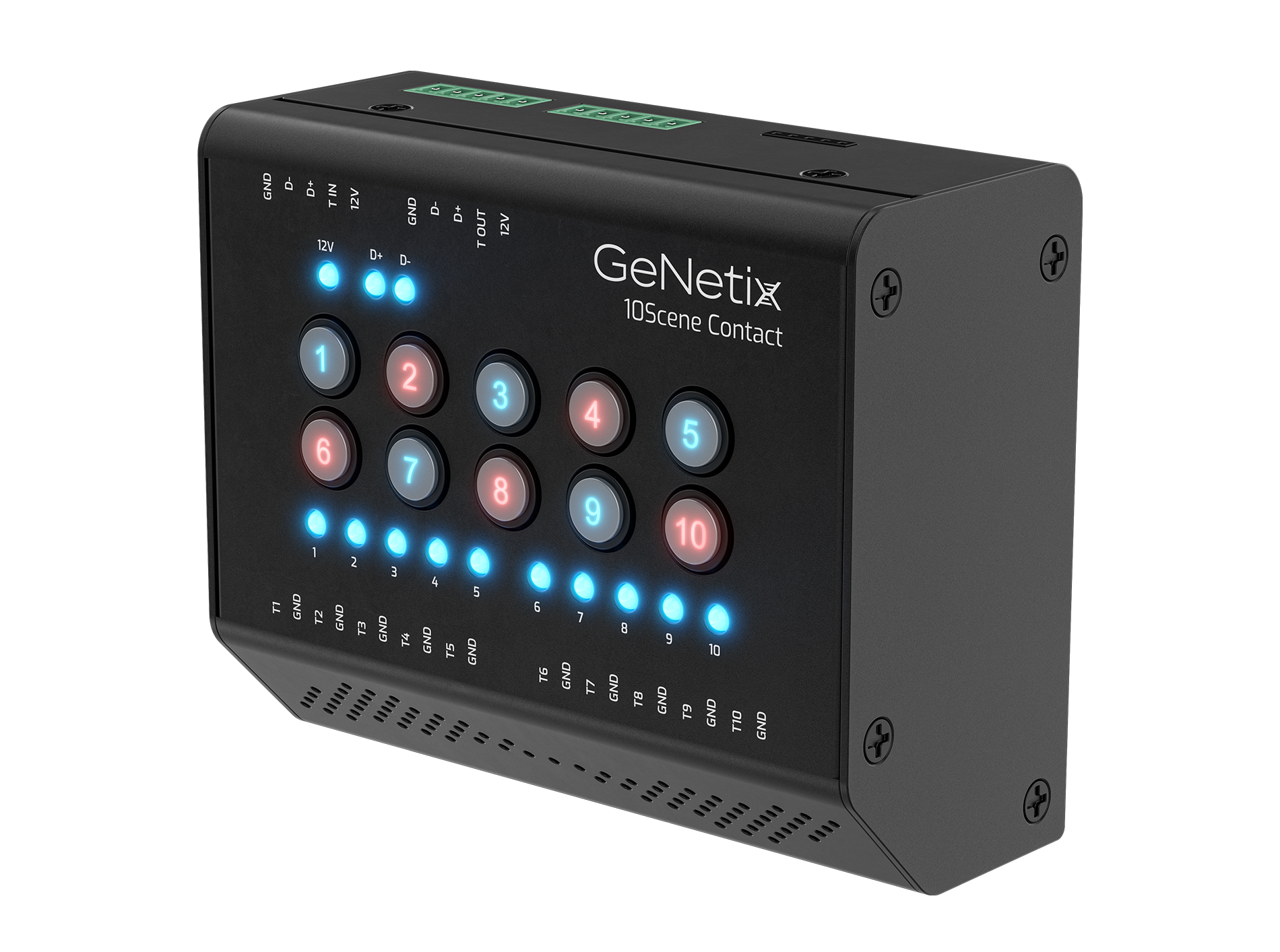 Chamsys GeNetix 10Scene Contact interface DIN