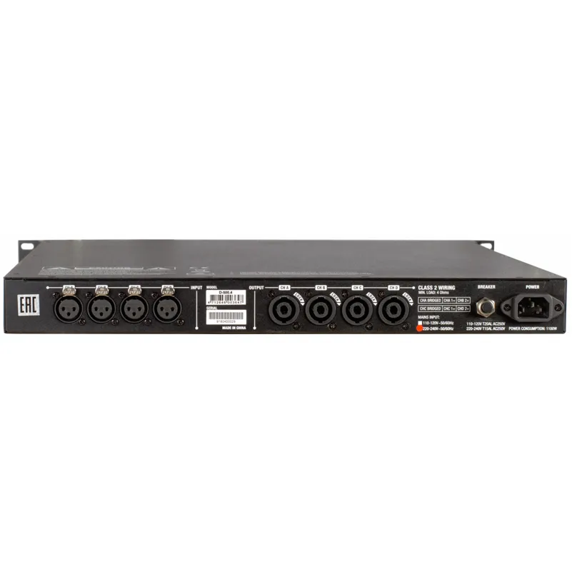 Invotone M2000 amplificateur 4 canaux 500 W