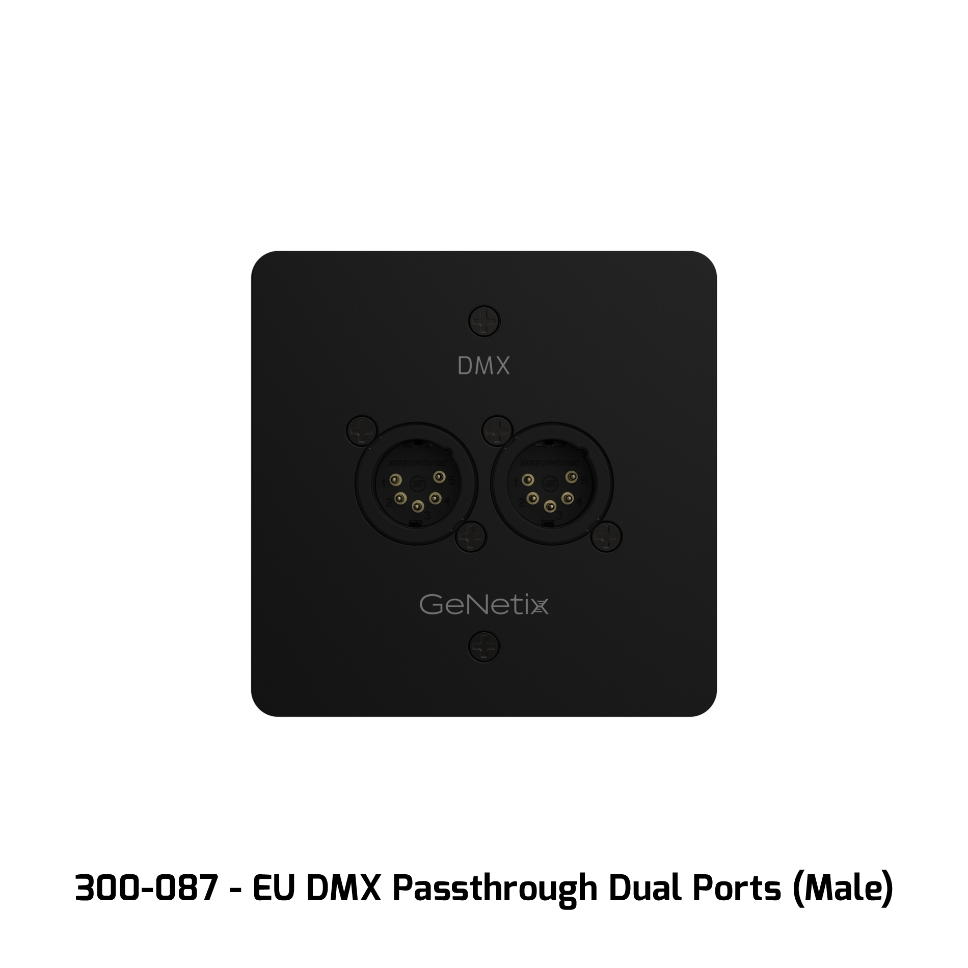 ChamSys GeNetix Plaque Murale DMX Passthrough 5 Broches