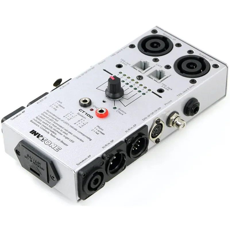Invotone CT100 testeur de câble XLR Jack scène