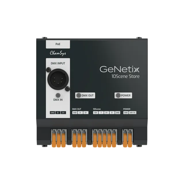 ChamSys GeNetix 10Scene Store lecteur DMX 10 scènes