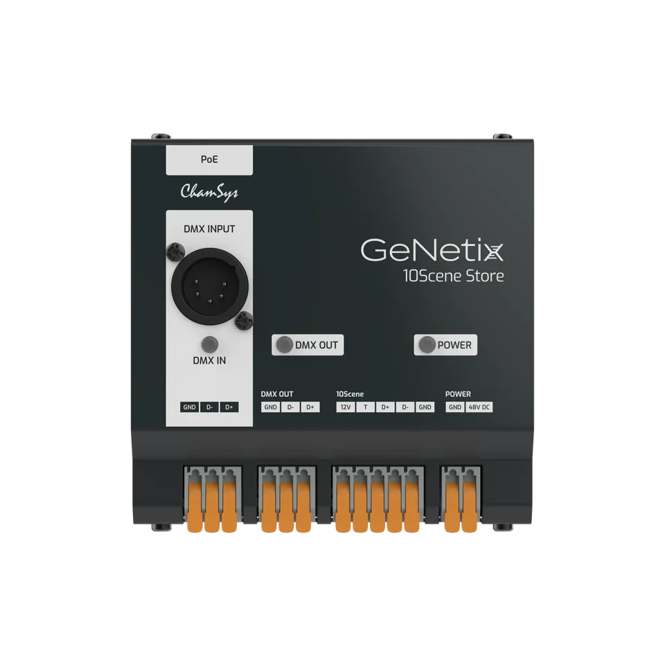 ChamSys GeNetix 10Scene Store lecteur DMX 10 scènes