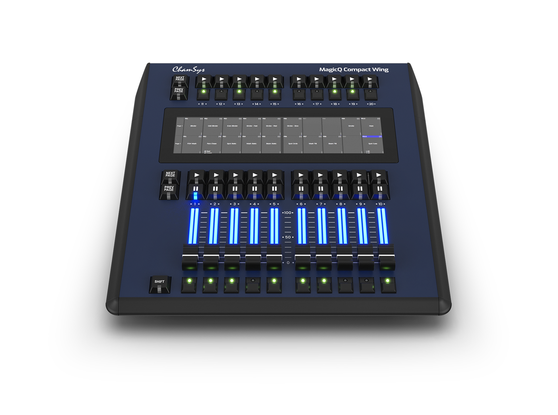 ChamSys MagicQ Compact Wing extension DMX 20 playbacks