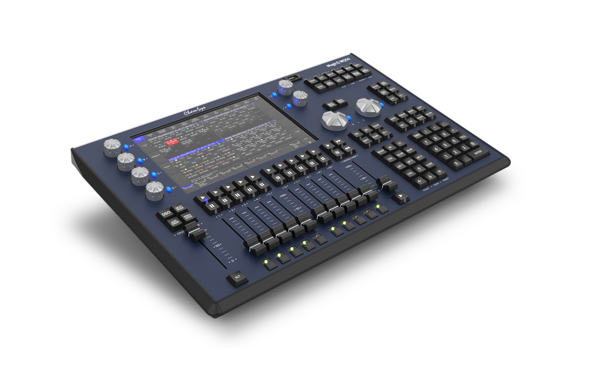 Chamsys MQ50 console lumière tactile 8 univers