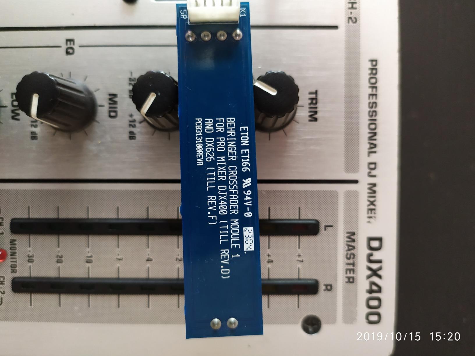 Behringer CFM-1 Ultraglide module crossfader DJX400 DX626