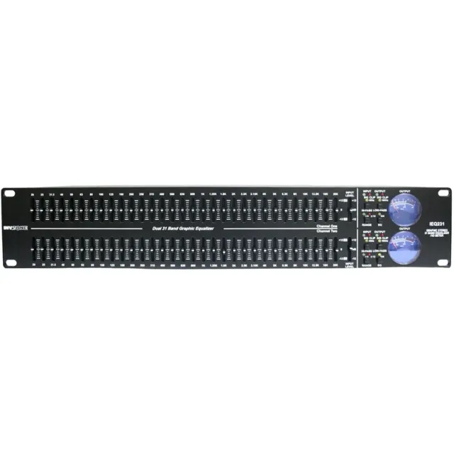 Invotone IEQ231 égaliseur sono 2x31 bandes XLR