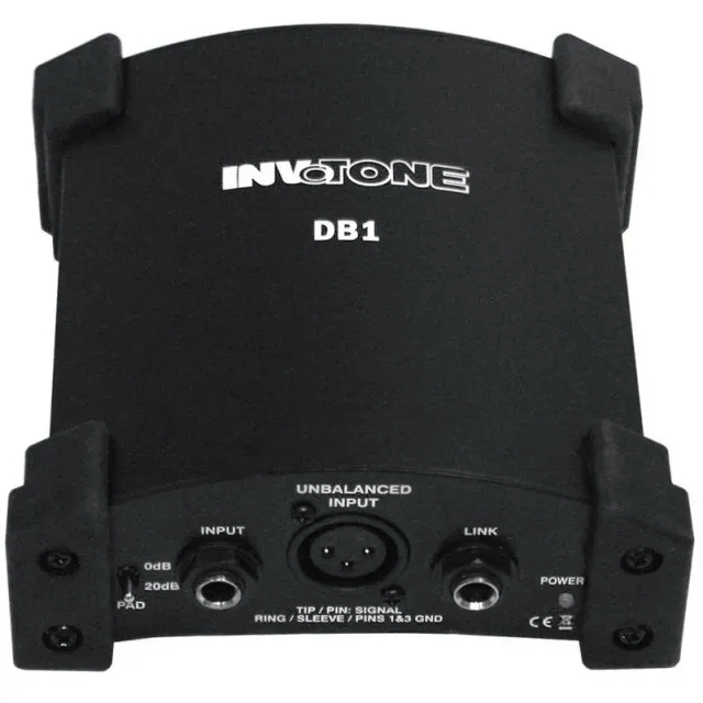 Invotone DI-Boxes DB1 boîtier DI actif mono jack XLR